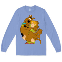 Colony Blue Scooby Doo and Shaggy Long Sleeve Tee - artisFamous