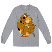 Heather Grey Scooby Doo and Shaggy Long Sleeve Tee - artisFamous