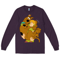 Plum Scooby Doo and Shaggy Long Sleeve Tee - artisFamous