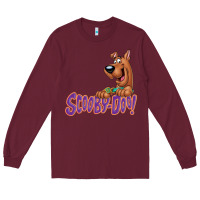 Burgundy Scooby-Doo Long Sleeve Tee - artisFamous