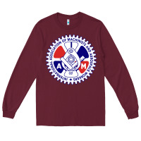 Burgundy association of machinists and aerospace workers classic Long Sleeve Tee - artisFamous