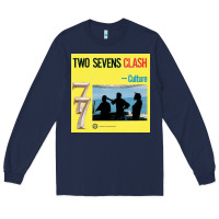 Navy two sevens clash culture Long Sleeve Tee - artisFamous