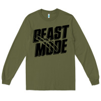 Army Green beast mode classic Long Sleeve Tee - artisFamous