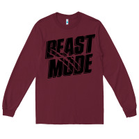 Burgundy beast mode classic Long Sleeve Tee - artisFamous