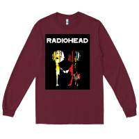 Burgundy radio Long Sleeve Tee - artisFamous