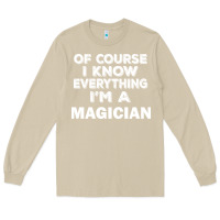 Mushroom i know everything i'm a magician Long Sleeve Tee - artisFamous