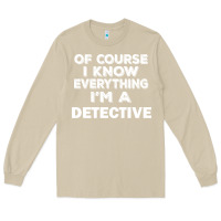 Mushroom i know everything i'm a detective Long Sleeve Tee - artisFamous