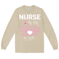 Mushroom nurse by day super mom by night Long Sleeve Tee - artisFamous