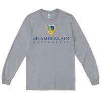 Heather Grey Chamberlain College Long Sleeve Tee - artisFamous
