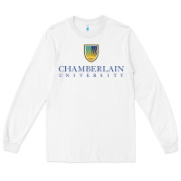 White Chamberlain College Long Sleeve Tee - artisFamous