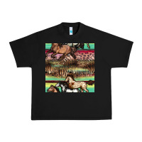 Black horses seamless pattern Urban Heavy Tee - BundleAndBundleShop