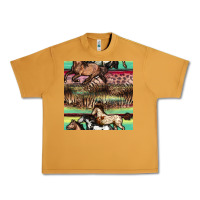Peanut Butter horses seamless pattern Urban Heavy Tee - BundleAndBundleShop