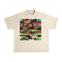 Sandshell horses seamless pattern Urban Heavy Tee - BundleAndBundleShop