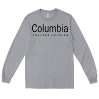 Heather Grey Columbia College Chicago Long Sleeve Tee - artisFamous