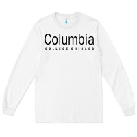 White Columbia College Chicago Long Sleeve Tee - artisFamous