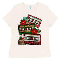 Bone christmas cassette gemstone Ladies Tee - FaDigitalArtStudio