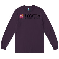Plum Loyola College Chicago Long Sleeve Tee - artisFamous