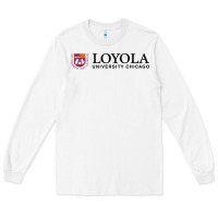 White Loyola College Chicago Long Sleeve Tee - artisFamous