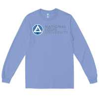 Colony Blue National Louis College Long Sleeve Tee - artisFamous