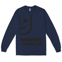Navy goodwill classic Long Sleeve Tee - artisFamous