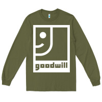 Army Green goodwill classic Long Sleeve Tee - artisFamous
