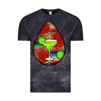 Cloud Black mexican teardrop  4 Vintage Tee - BundleAndBundleShop