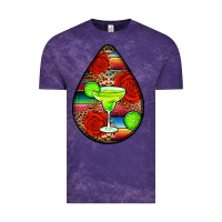 Cloud Purple mexican teardrop  4 Vintage Tee - BundleAndBundleShop