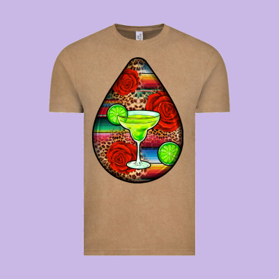 Mexican Teardrop  4 Vintage Tee Designed By Bundleandbundleshop
