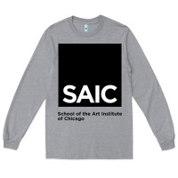 Heather Grey School of The Art Institute of Chicago College Long Sleeve Tee - artisFamous