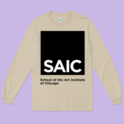 School Of The Art Institute Of Chicago College Long Sleeve Tee Designed By Artisfamous
