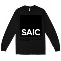 Black School of The Art Institute of Chicago College Long Sleeve Tee - artisFamous
