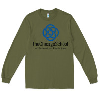 Army Green The Chicago School of Professional Psychology Long Sleeve Tee - artisFamous