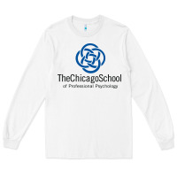 White The Chicago School of Professional Psychology Long Sleeve Tee - artisFamous