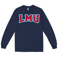 Navy lmu lions Long Sleeve Tee - artisFamous