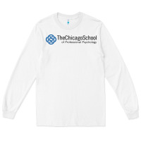 White The Chicago School of Professional Psychology Long Sleeve Tee - artisFamous