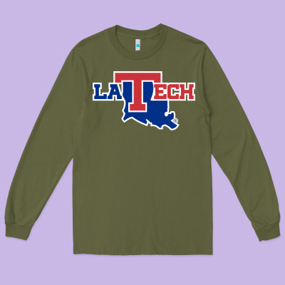 Louisiana Tech Athletics Long Sleeve Tee Designed By Artisfamous