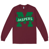 Burgundy manhattan jaspers Long Sleeve Tee - artisFamous