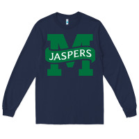 Navy manhattan jaspers Long Sleeve Tee - artisFamous