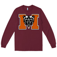 Burgundy mercer bears Long Sleeve Tee - artisFamous