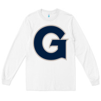 White georgetown hoyas Long Sleeve Tee - artisFamous
