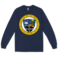 Navy drew university Long Sleeve Tee - artisFamous