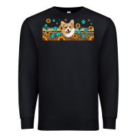 Black western corgi dog Premium Sweatshirt - Jasminsmagicworld
