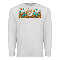 Dove Grey western corgi dog Premium Sweatshirt - Jasminsmagicworld