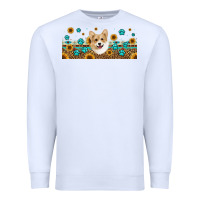 White western corgi dog Premium Sweatshirt - Jasminsmagicworld