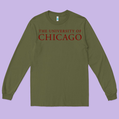 College Of Chicago Long Sleeve Tee Designed By Artisfamous