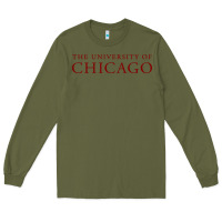 Army Green College of Chicago Long Sleeve Tee - artisFamous