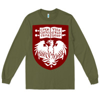 Army Green College of Chicago Long Sleeve Tee - artisFamous