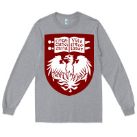 Heather Grey College of Chicago Long Sleeve Tee - artisFamous