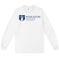 White Wheaton College (Illinois) Long Sleeve Tee - artisFamous