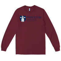 Burgundy Wheaton College (Illinois) Long Sleeve Tee - artisFamous